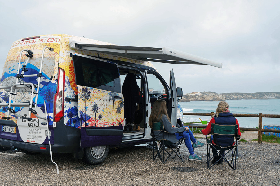 Camping in Portugal by the beach