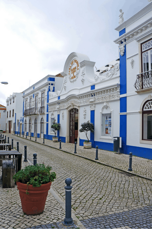 walking Ericeira streets in Portugal