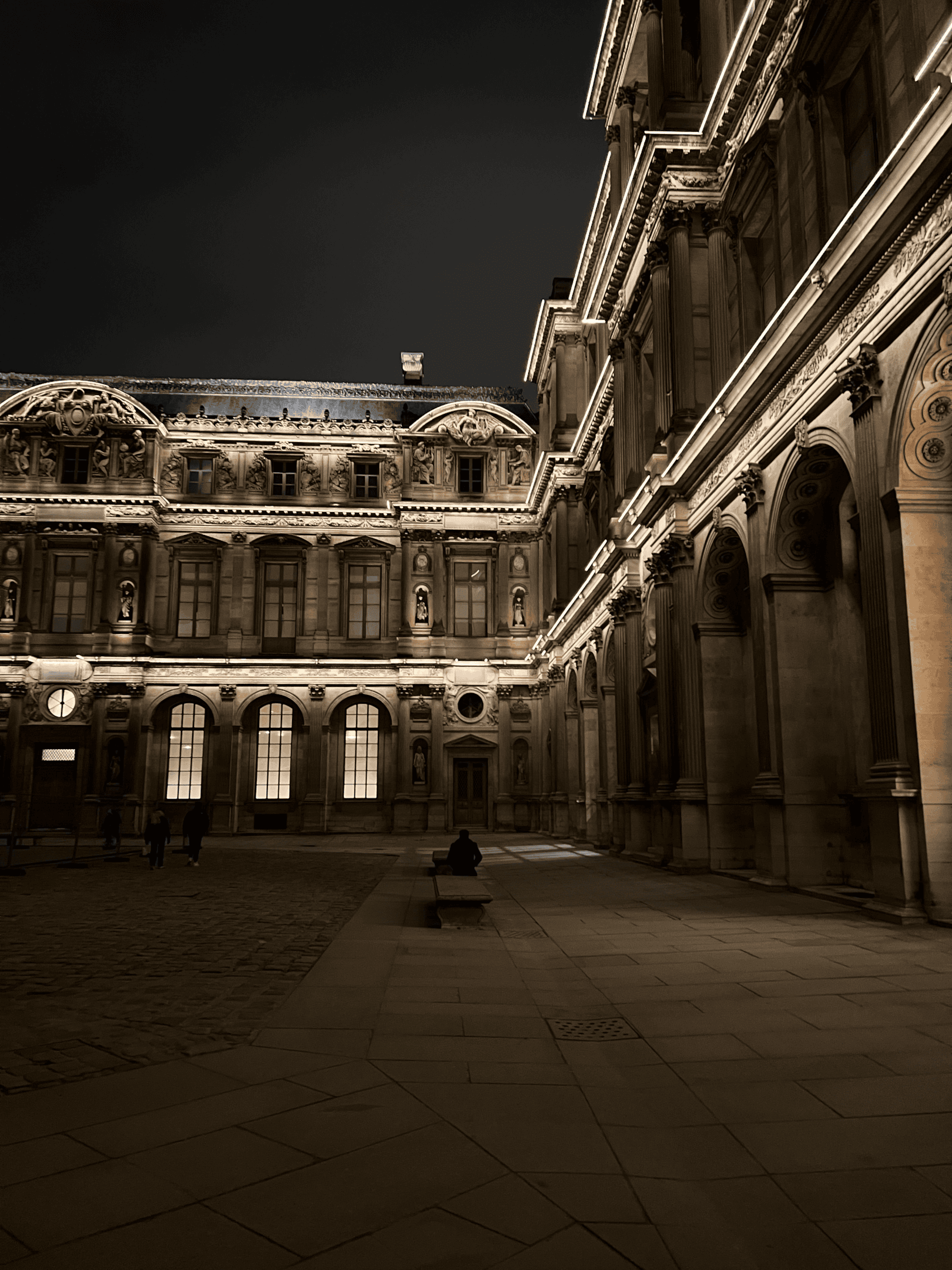 Louvre at Night