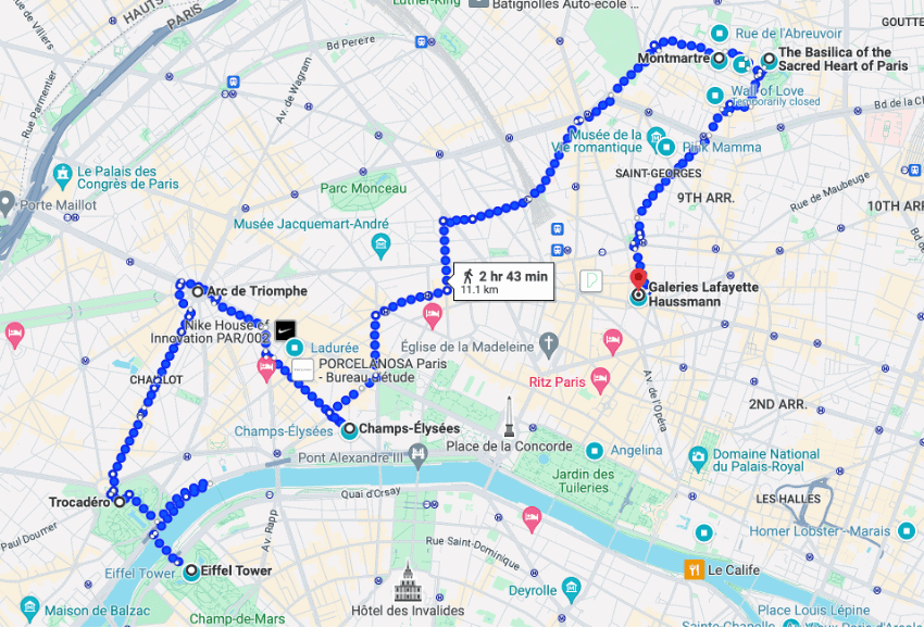 Day 2 in Paris Itinerary