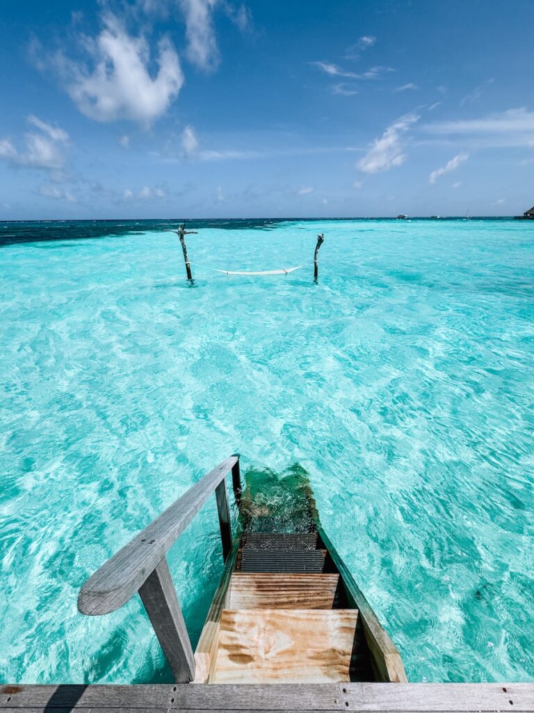 Back deck at Gili Lankanfushi