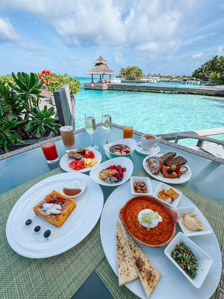 Breakfast at Baros Maldives