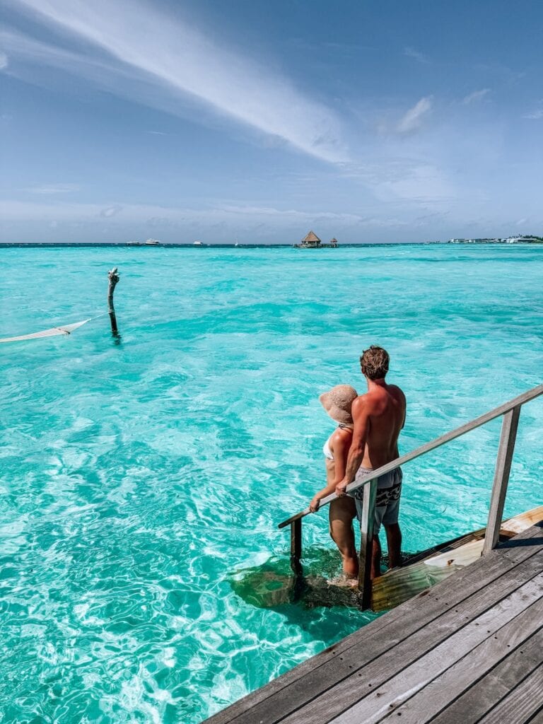 Gili Lankanfushi Sunset Crusoe Residence Back Deck