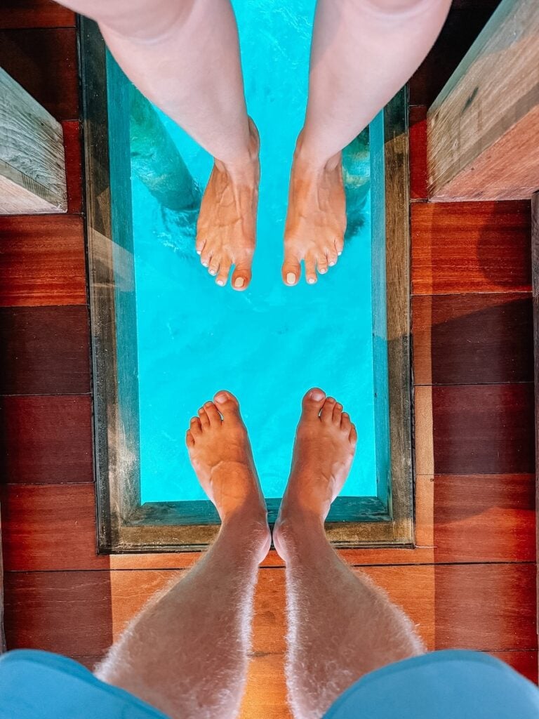 No news no shoes policy at Gili Lankanfushi