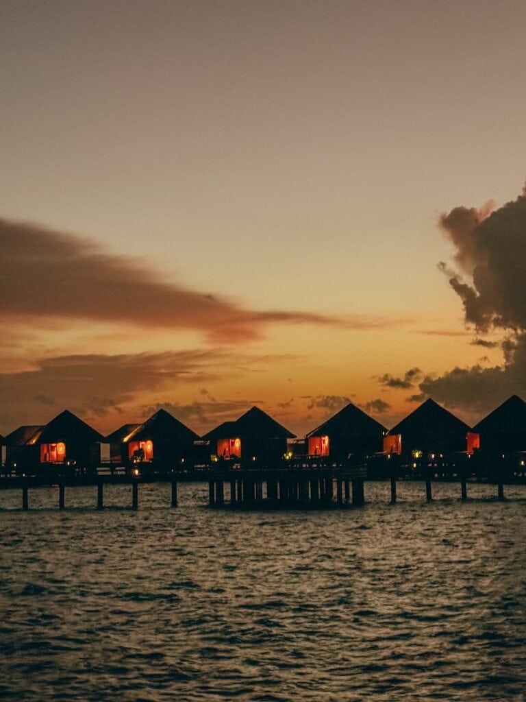 Sunset at Baros Maldives