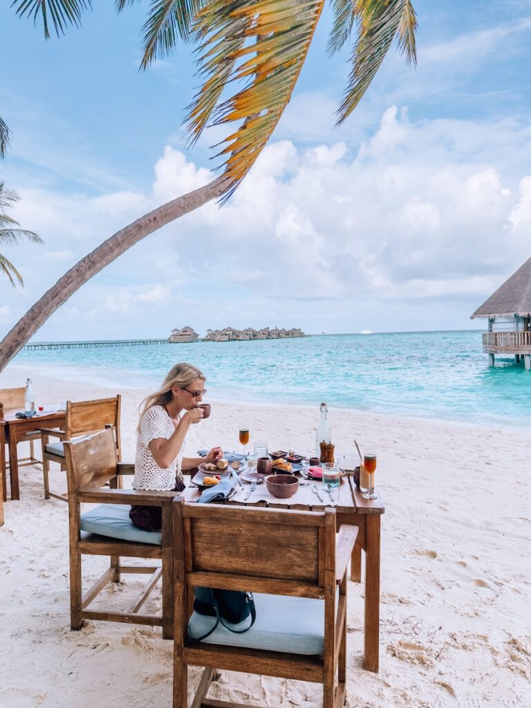 breakfast at Gili Lankanfushi